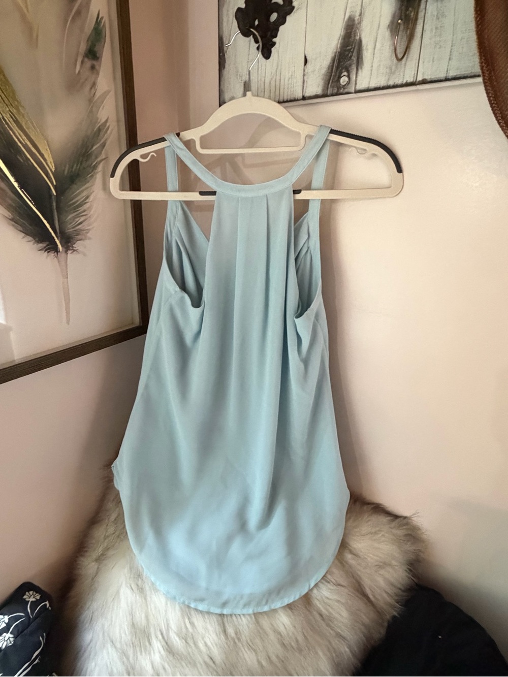 Naked Zebra Blue Tank - Picture 3 of 8